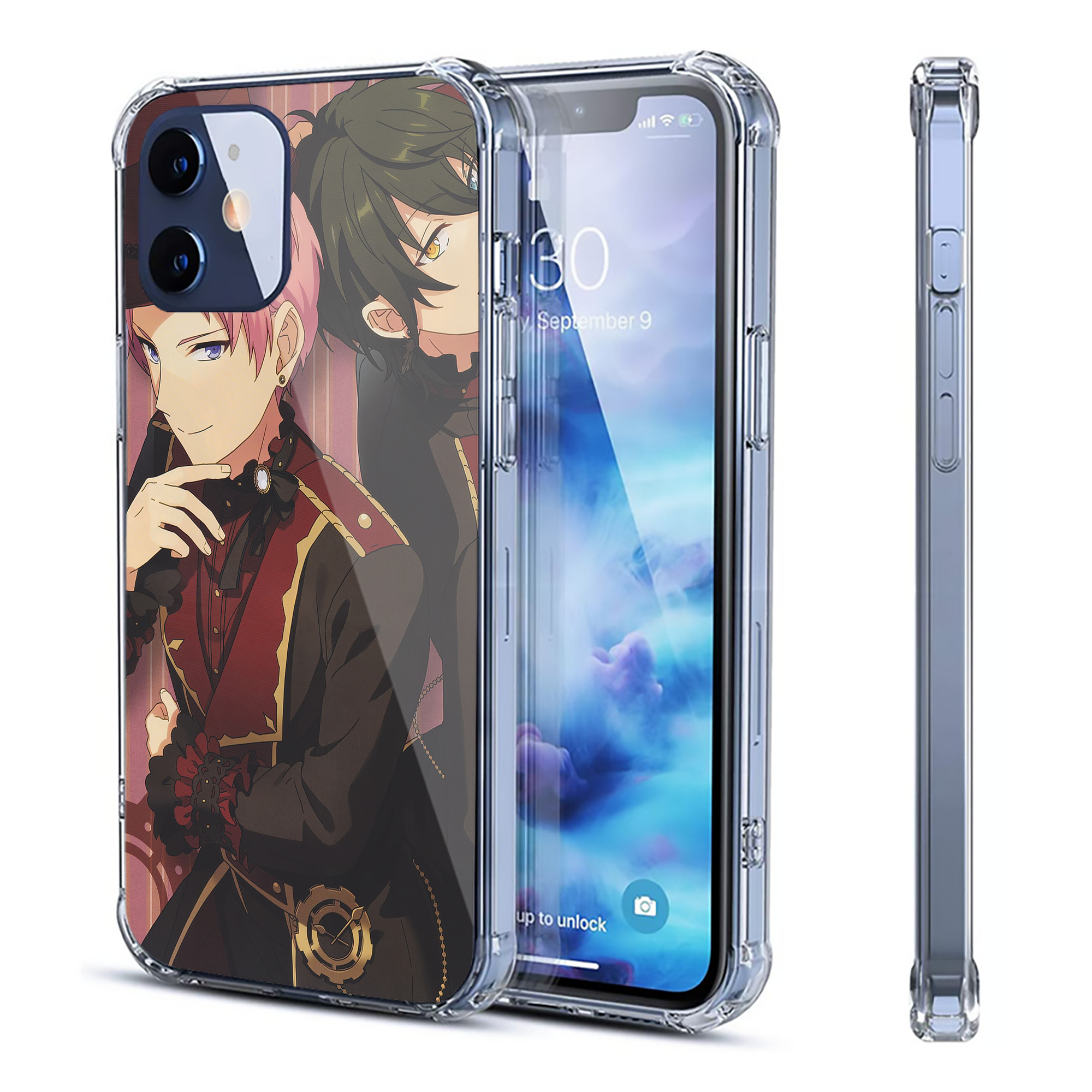 （画像用） あんさんぶるスターズ! Ensemble Stars 【iPhone 12シリーズ対応】透明スマホケース（クリアソフトケース）